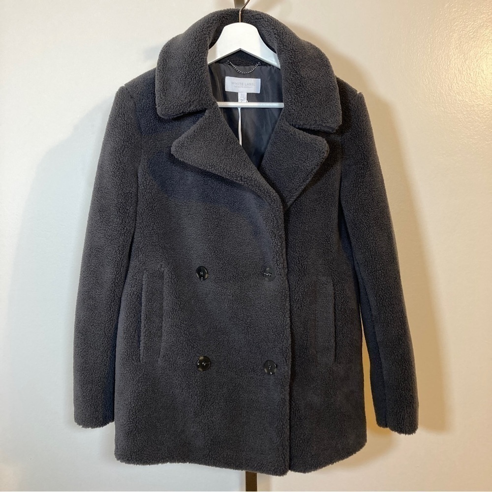 The White Company Charcoal Teddy Jacket